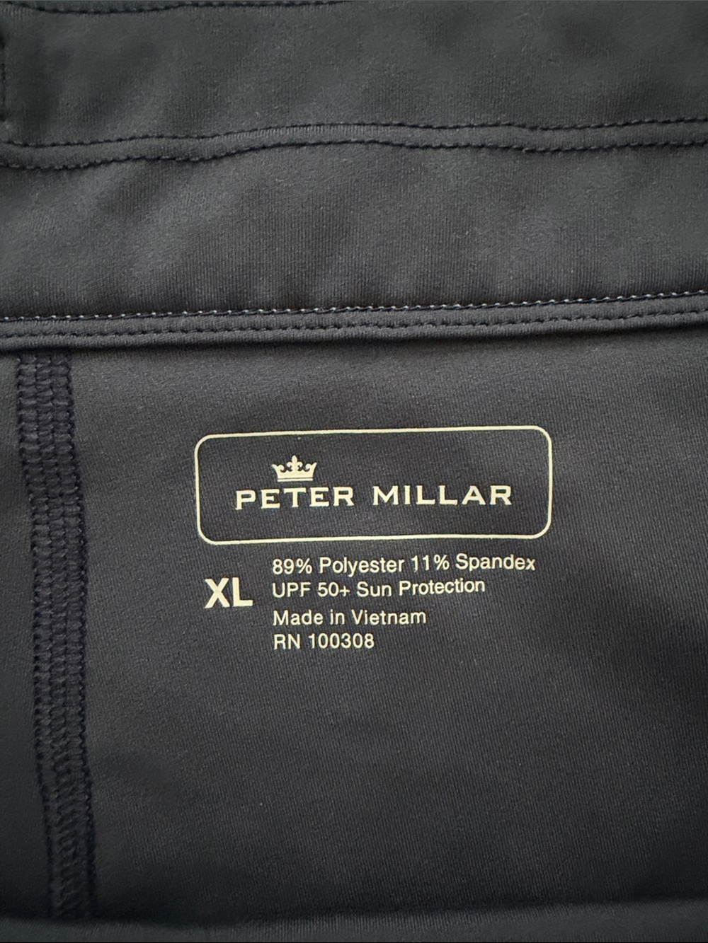 Peter Millar Black Performance Skort - Picture 2 of 3